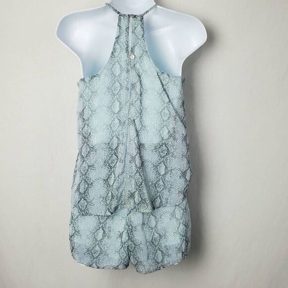 Alya XXS Blue Animal Print One-piece Romper - Picture 5 of 10